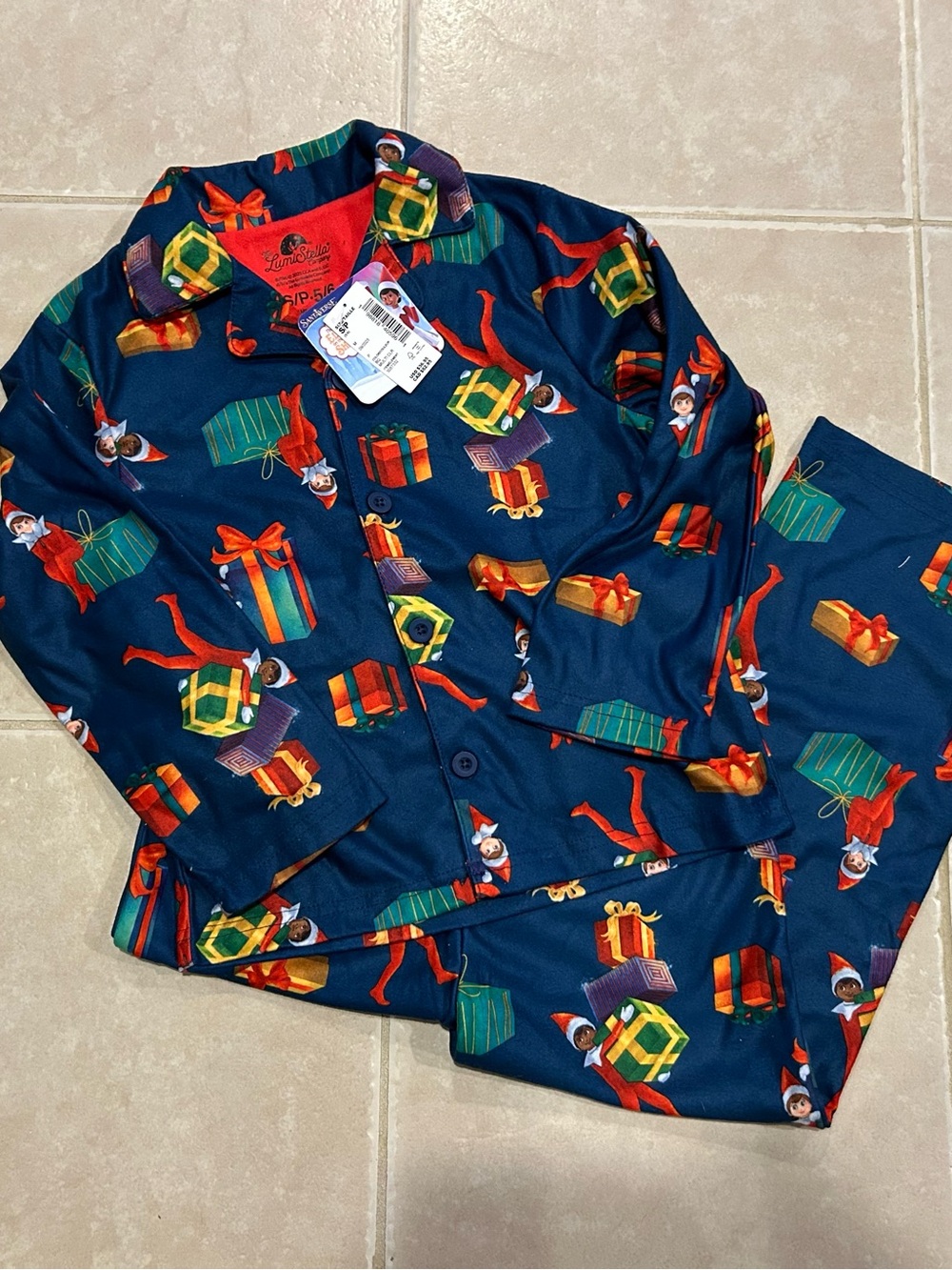 Elf on the Shelf Pajamas Set